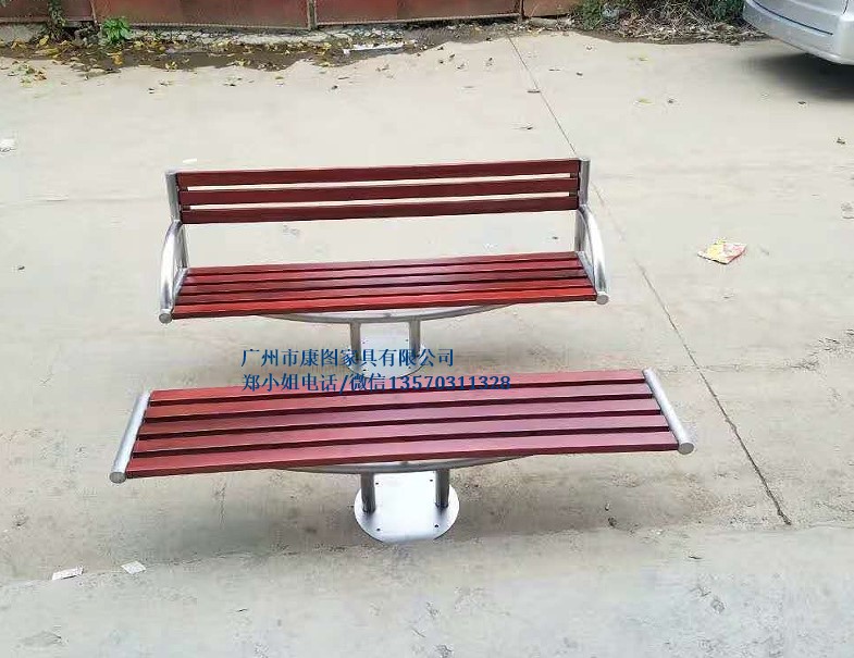 定做户外坐凳 防腐木公园坐凳
