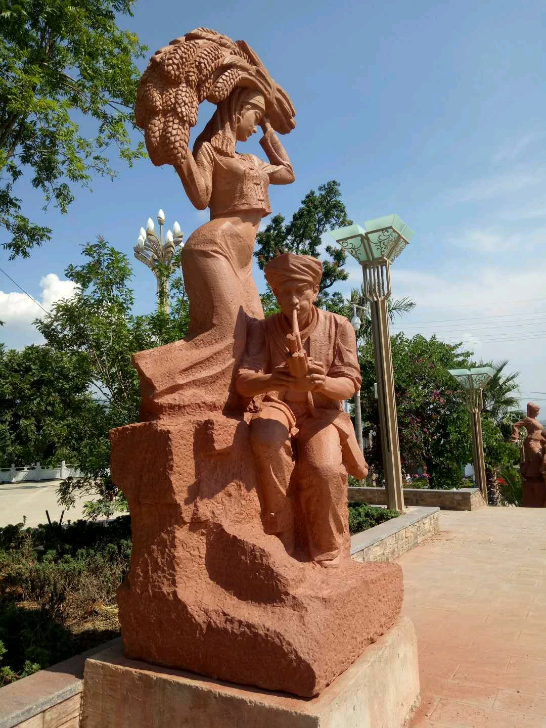 砂岩人物雕塑