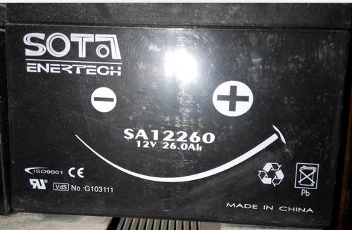 美国SOTA蓄电池XSA12100报价 参数见详细介绍12V10AH