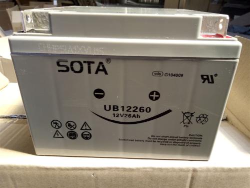 美國SOTA蓄電池XSA1270報價 參數見詳細介紹12V7AH