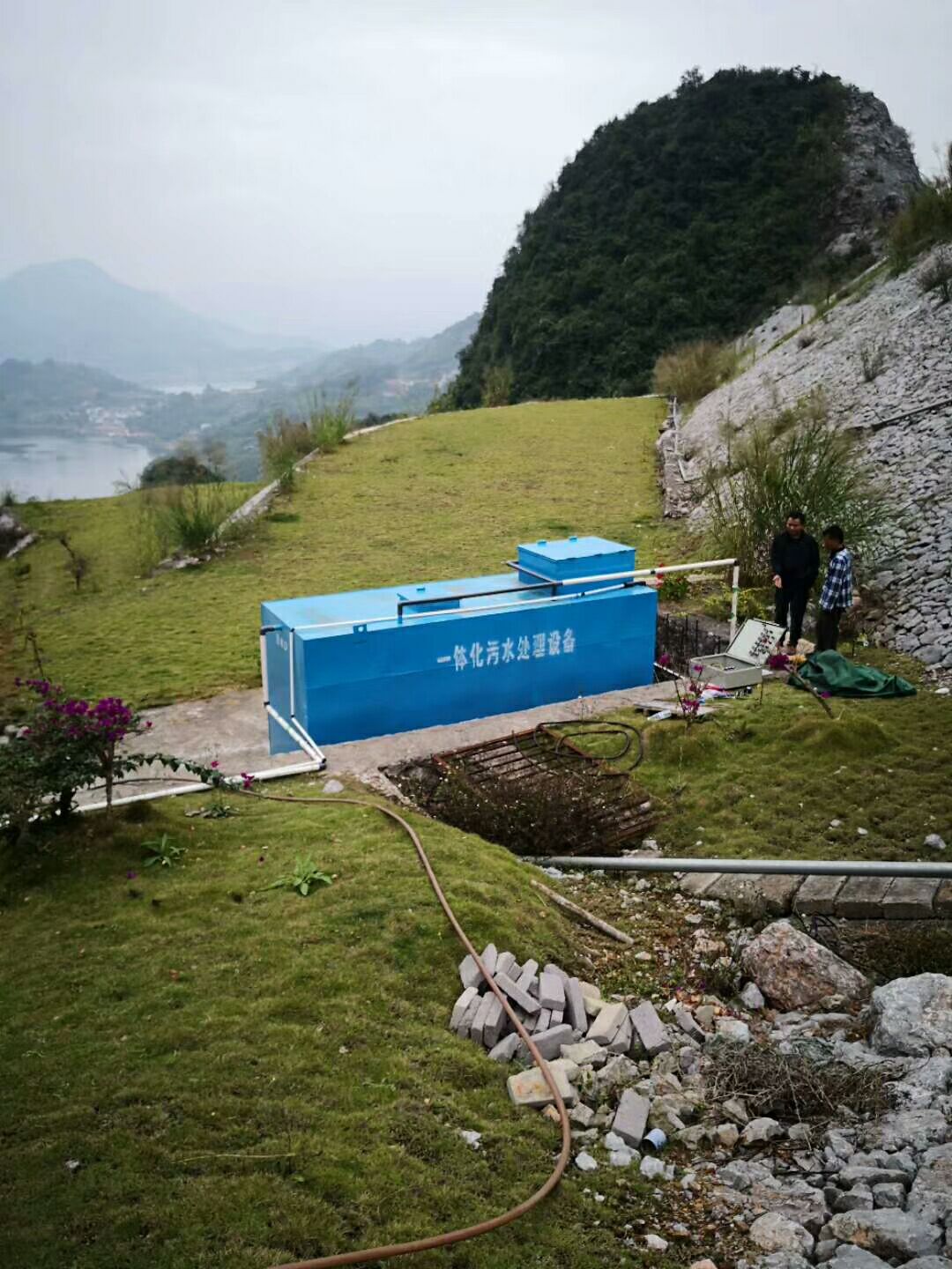 地埋式无动力生活污水处理设施