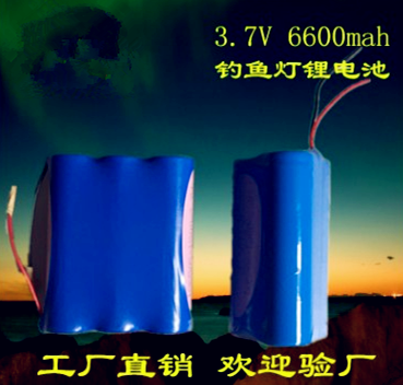 河南锂电池厂家 强光手电筒锂电池组 3.7V 7500毫安