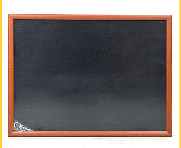 质量好的黑板推荐 60*120实木红边框挂式磁性黑板