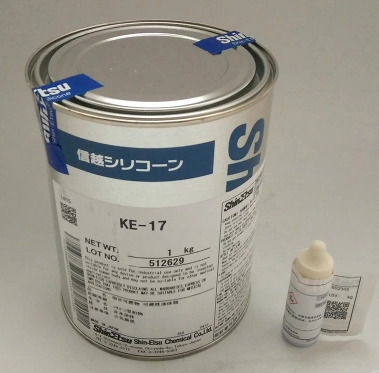 日本信越KE-17硅膠灌封膠電子密封膠制作指紋模具商標硅橡膠白色