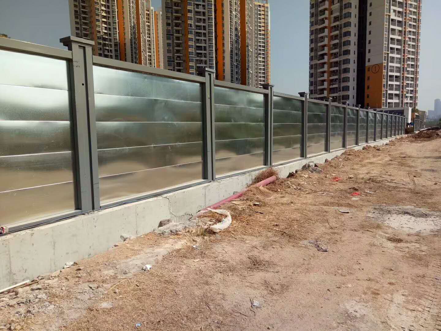 广州新标准建筑围蔽 深圳围挡厂家供应新型装配式钢结构围板