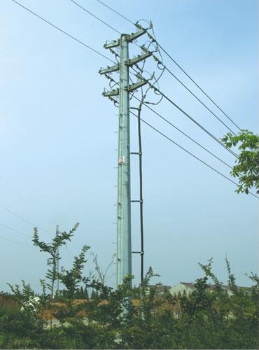 茌平县 10kv电力钢管杆 35kv电力钢管塔