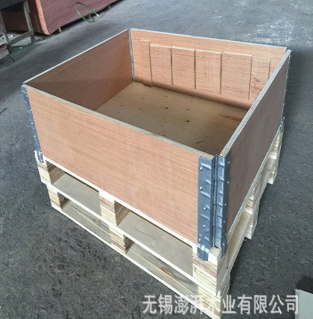 澎湃厂家加工定做围板箱定制出口免熏蒸胶合板围栏木框箱