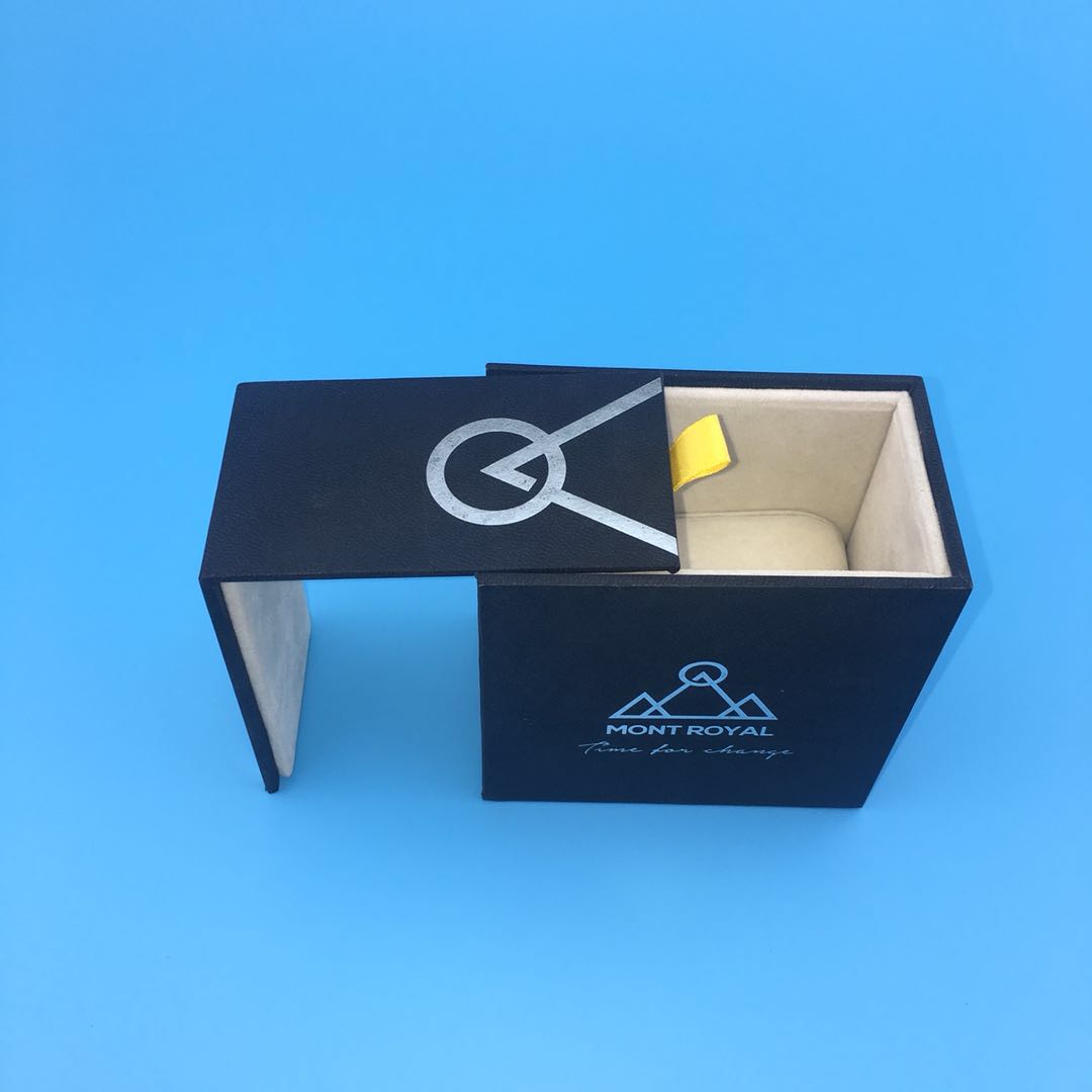 深圳异形手表盒厂家定制仿皮手表盒充皮纸包装盒