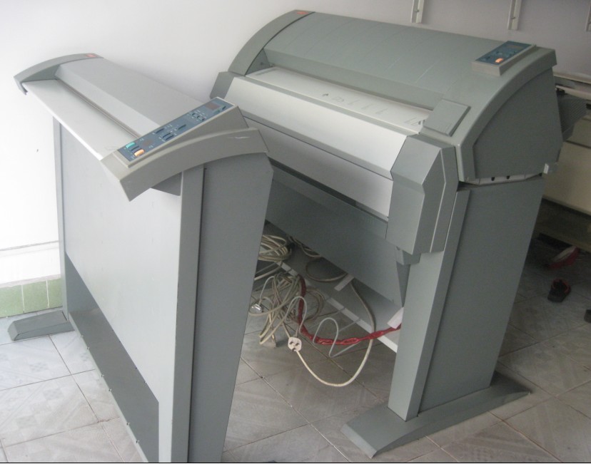 出售奥西TDS450二手工程复印机A0大图纸彩色扫描仪激光蓝图机