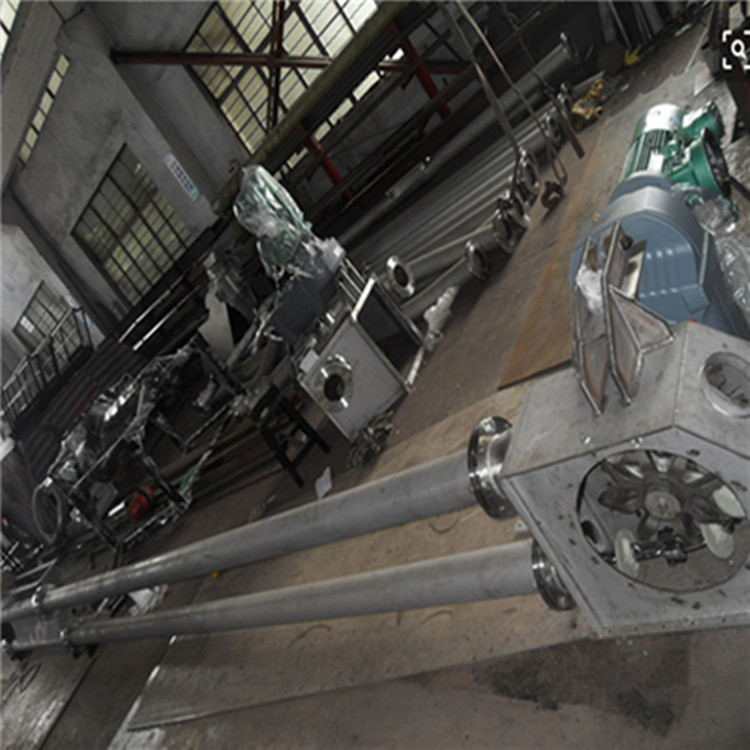 管鏈式粉體輸送機視頻 粉料管鏈提升機 不銹鋼轉彎管鏈輸送機y1