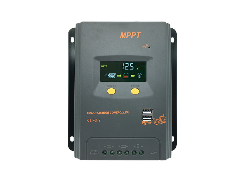 MPPT多功能太阳能控制器12V24V高效率快充支持白天定时