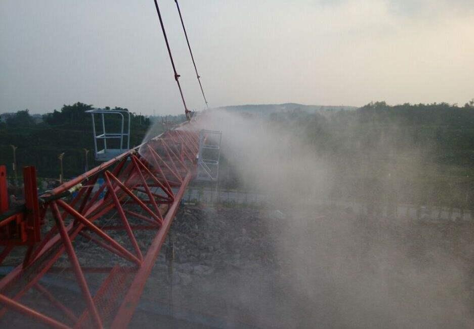 博爱工地塔吊喷淋系统价格 降低粉尘浓度