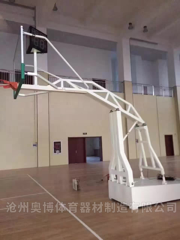 安宁市体育器材篮球架制作厂家 移动篮球架安装价格