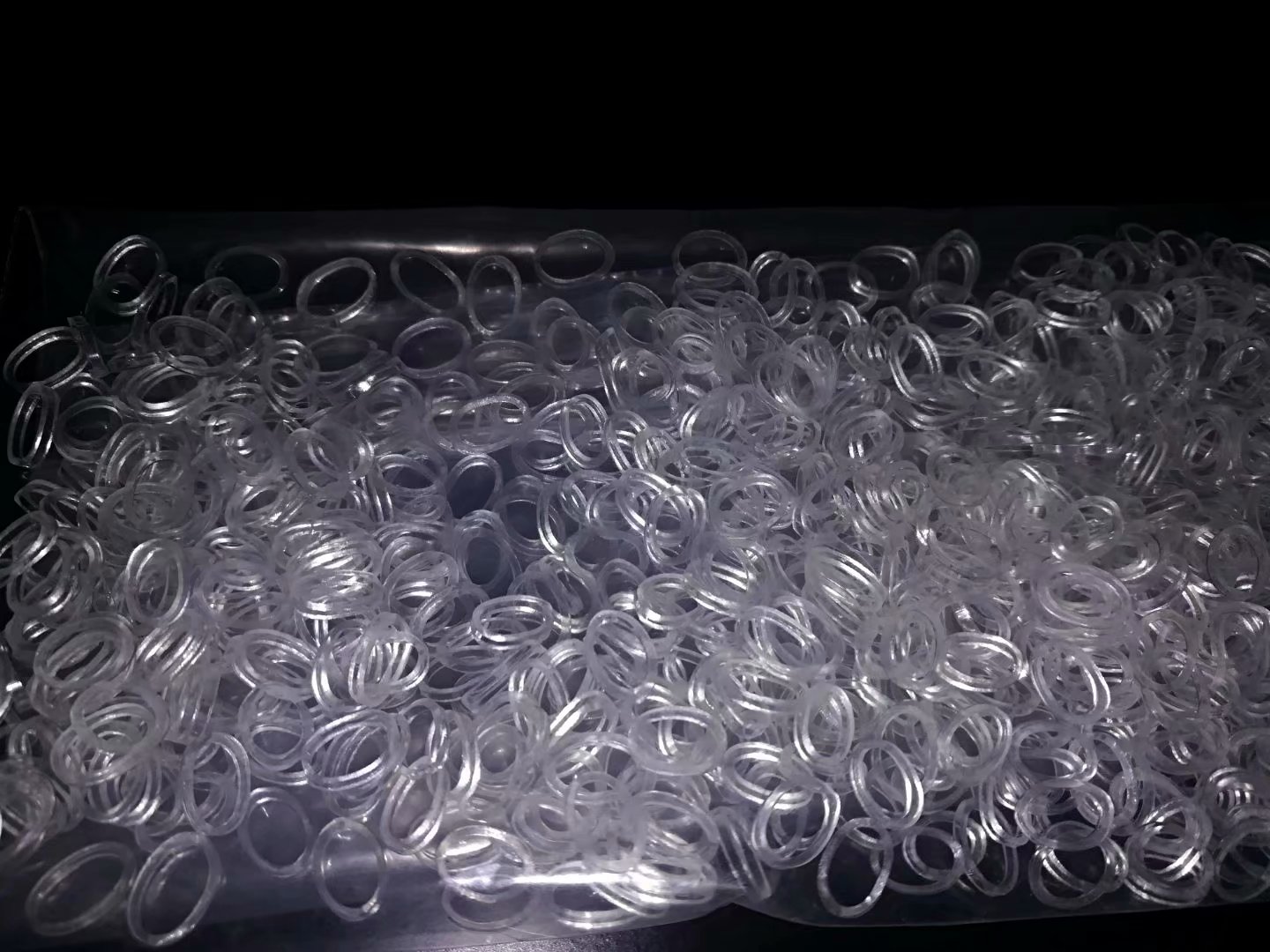 东莞进口透明PTU橡皮筋，橡胶圈，O型橡皮圈