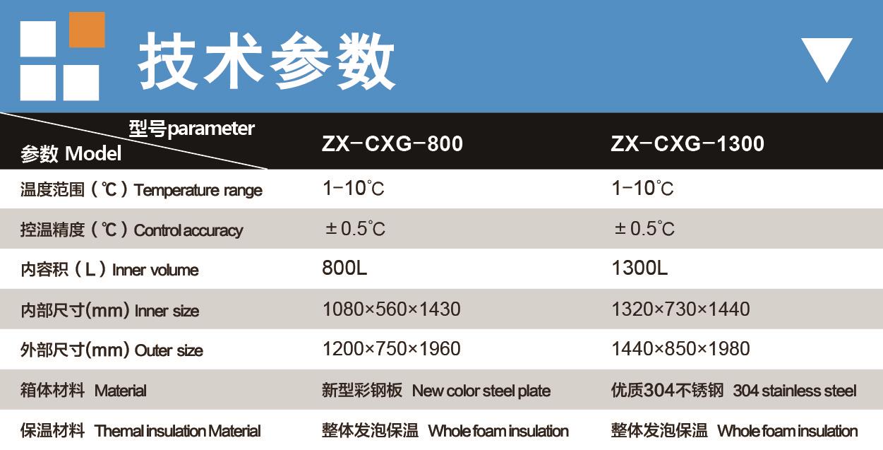 廊坊层析实验冷柜ZX-CXG-800 双开门数控层析冷柜