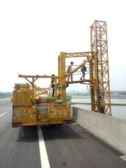 青岛桥梁检测车出租-通道式工作平台-桥梁检测车
