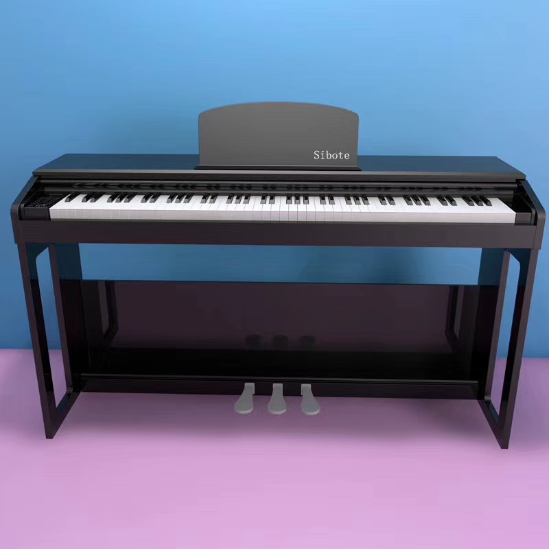 智能高音质电钢琴88键重锤多功能烤漆三踏立式数码钢琴厂家直销