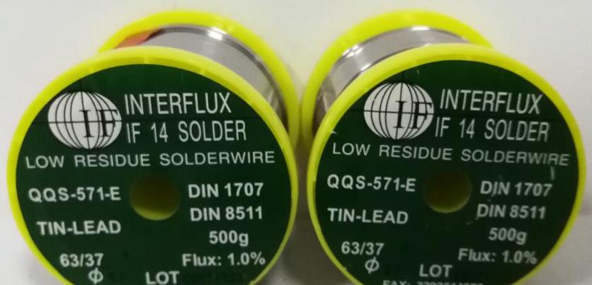 INTERFLUX IF14 LOW RESIDUE SOLDERWIRE