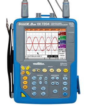 OX7204Bus手持式示波表和现场总线分析仪