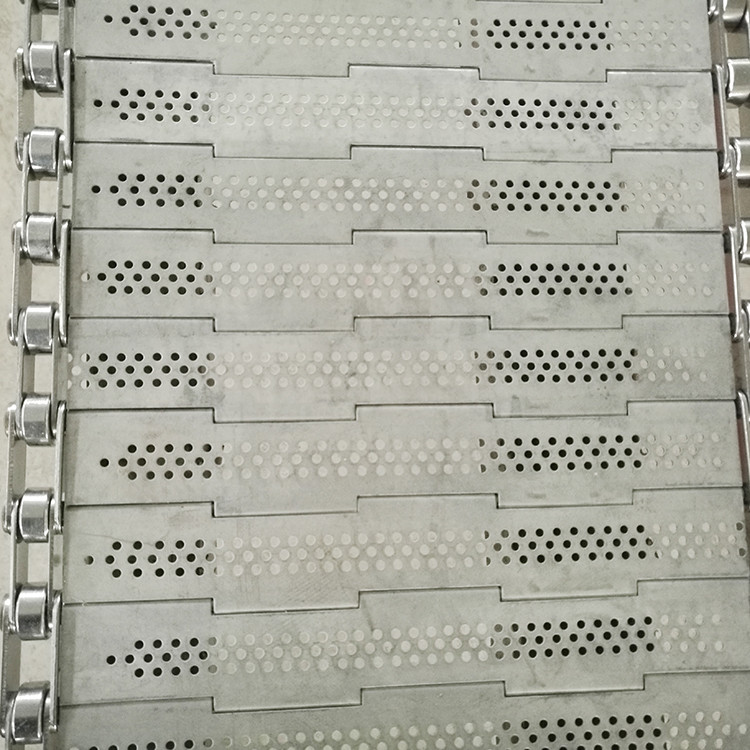 厂家直销不锈钢冲孔板链 烘干输送链板 传动链板 来图定制