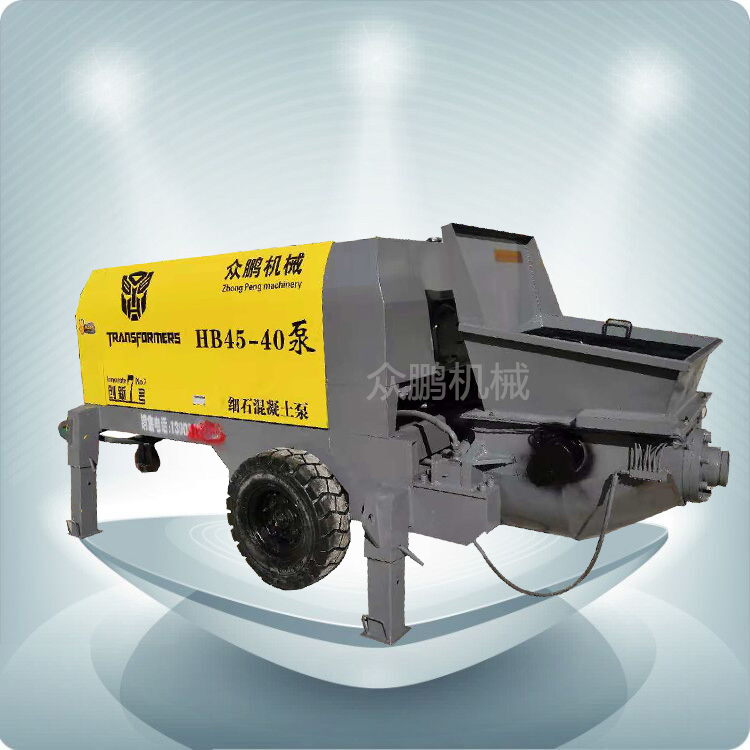 众鹏HB45-40新型细石混泥土输送泵 砂浆泵