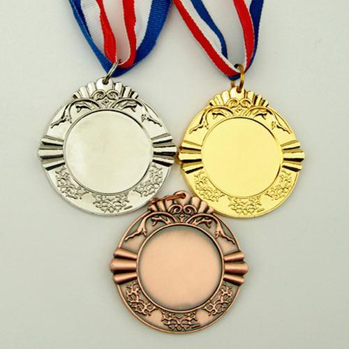 运动会比赛纪念挂绳奖牌定制 各种金银铜比赛锌合金奖牌定制