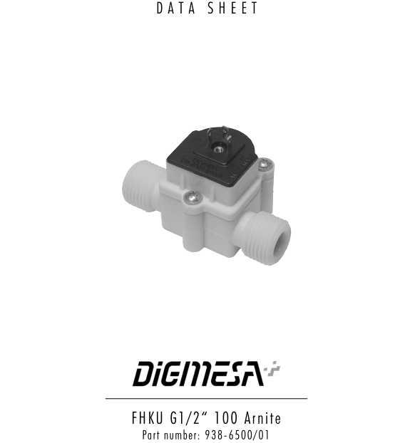 digmesa瑞士进口流量计FHKU938-6500微小流量传感器