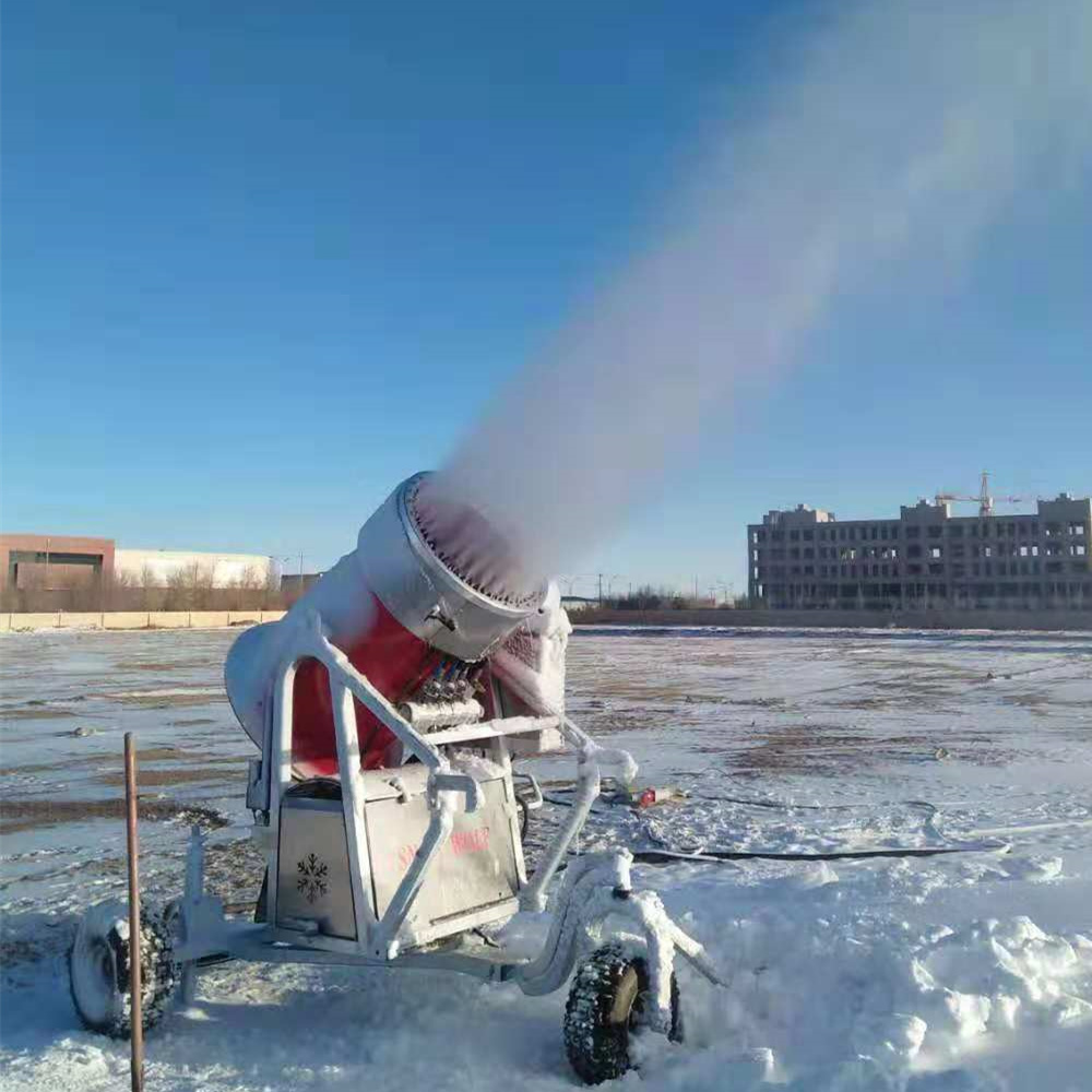 自然雪雾炮式人工降雪机 制雪人工造雪机厂家便宜价大功率移动