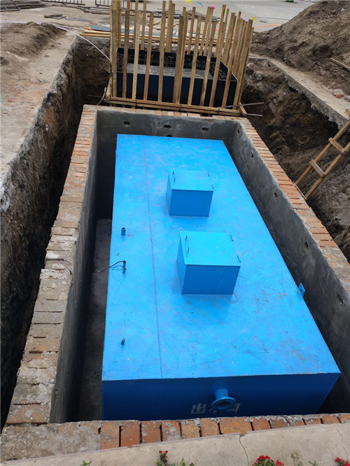 100立方米每天生活地埋式污水处理设备