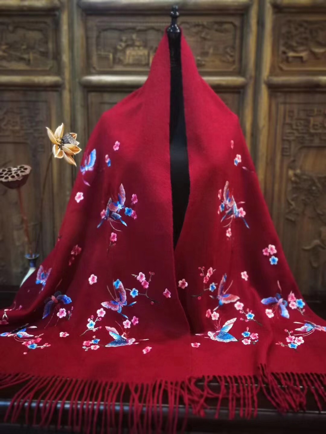 广州兴派服饰高端羊绒围巾