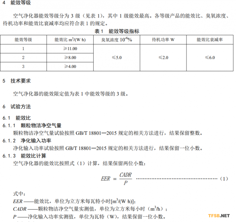 GB 36893-2018能效等級