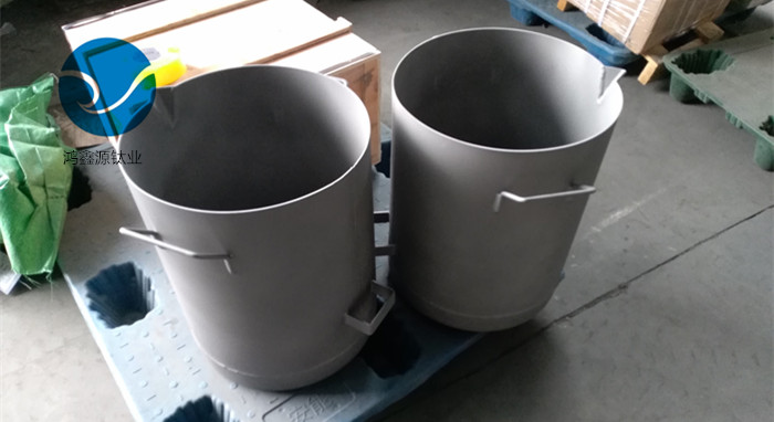 钛桶 提炼黄金贵金属用耐腐蚀钛合金桶 煮王水钛桶 TA2钛桶蒸发器 宝鸡鸿鑫源钛业