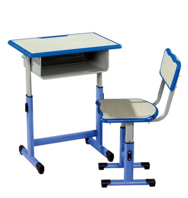 永州学生课桌椅供应 品优家具 木制 儿童 教室 阅览室 学生单人