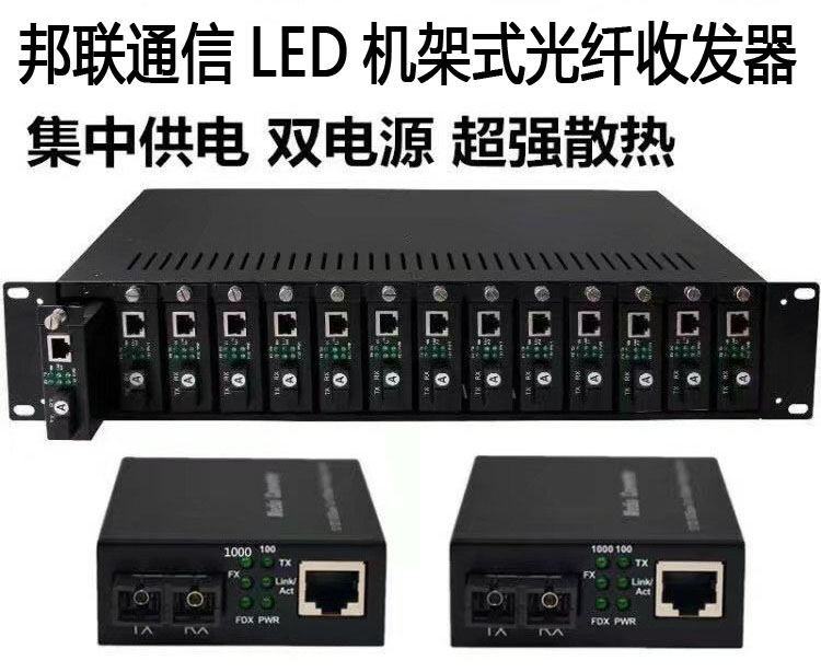 led大屏专用光纤收发器