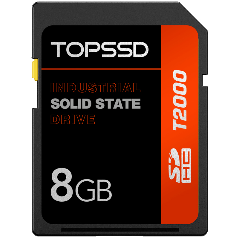TOPSSD天硕 T2000 工业级SD卡 8GB SLC工业SD卡 工业内存闪存卡 高稳定性****命 **品质匠心之选