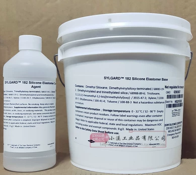 道康宁DC182光学胶道康宁PDMS184硅橡胶SYLGARD 186有机硅胶透明