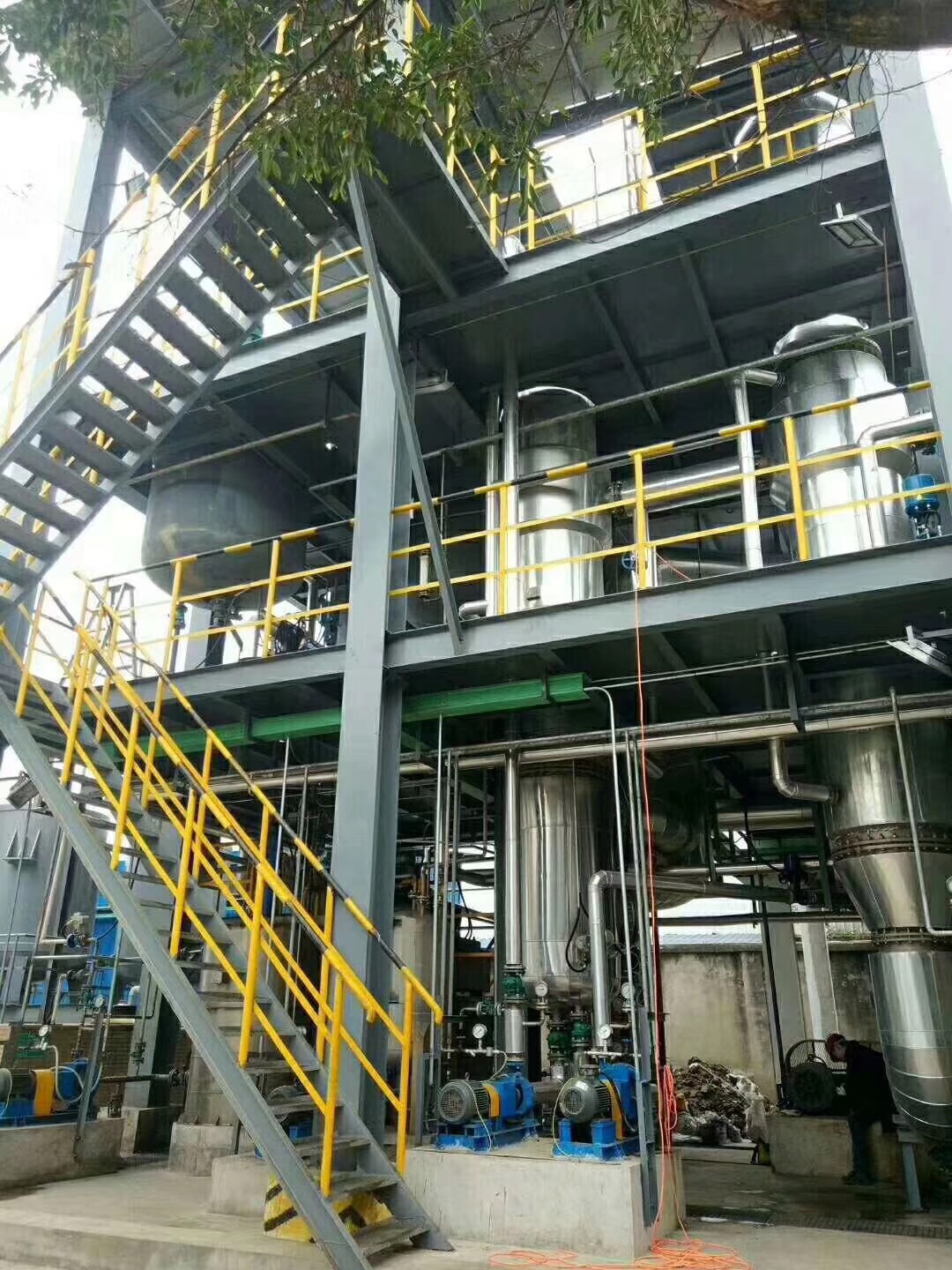 回收多效316材质强制循环蒸发器