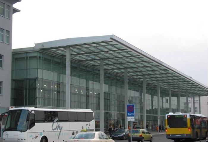 透明网架结构商场设计大型钢结构玻璃建筑施工