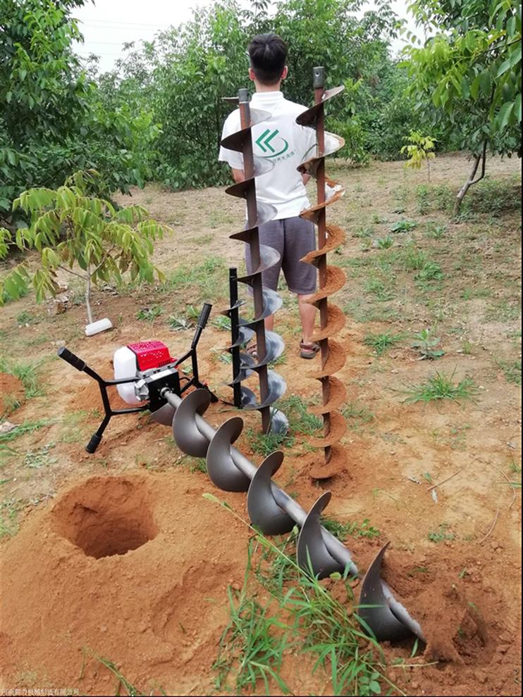 雷力牌电杆钻孔机 协助农网改造工程