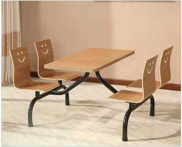 深圳餐厅成套连体分体餐桌椅 可以选择弘匠家具