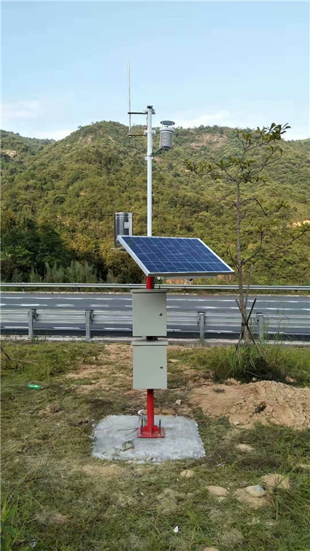 交通狀況高速公路氣象站路面能見度監測儀