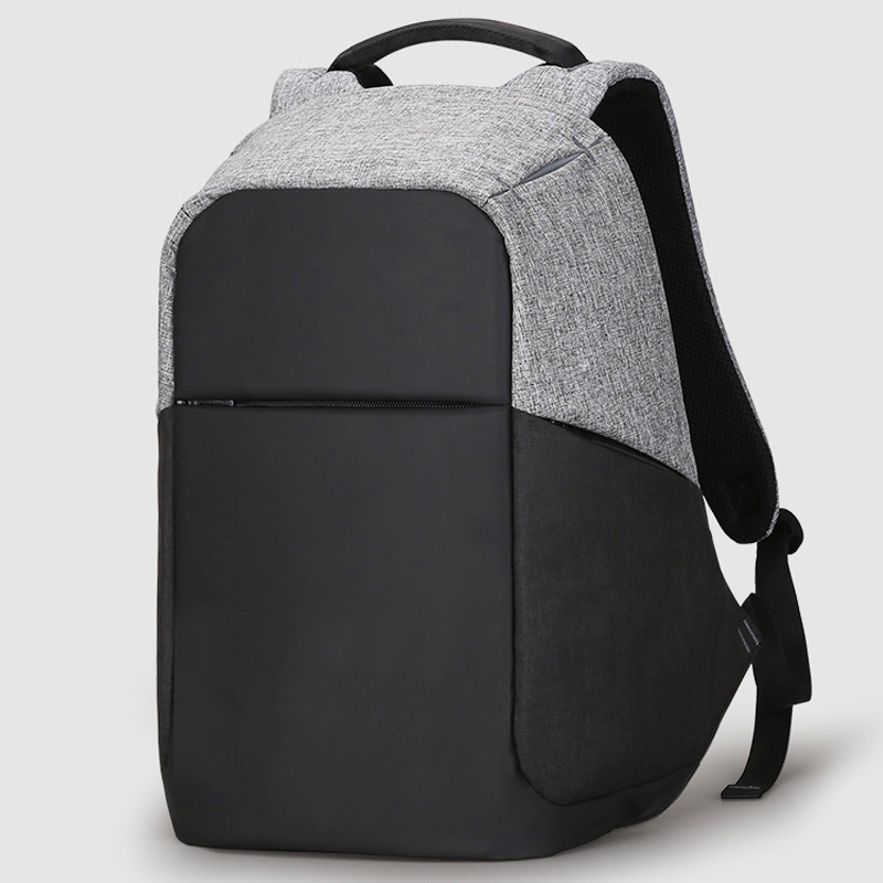 厂家定制2019新款男双背包学生书包15.6寸电脑包时尚潮流商务出差大容量双肩包