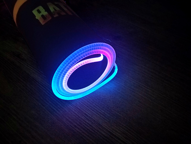 RGB发光软垫游戏鼠标垫 LED幻彩软边游戏鼠标垫