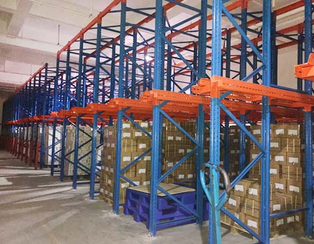 易达广州仓库货架厂家双深度式托盘货架塑料制造置物架
