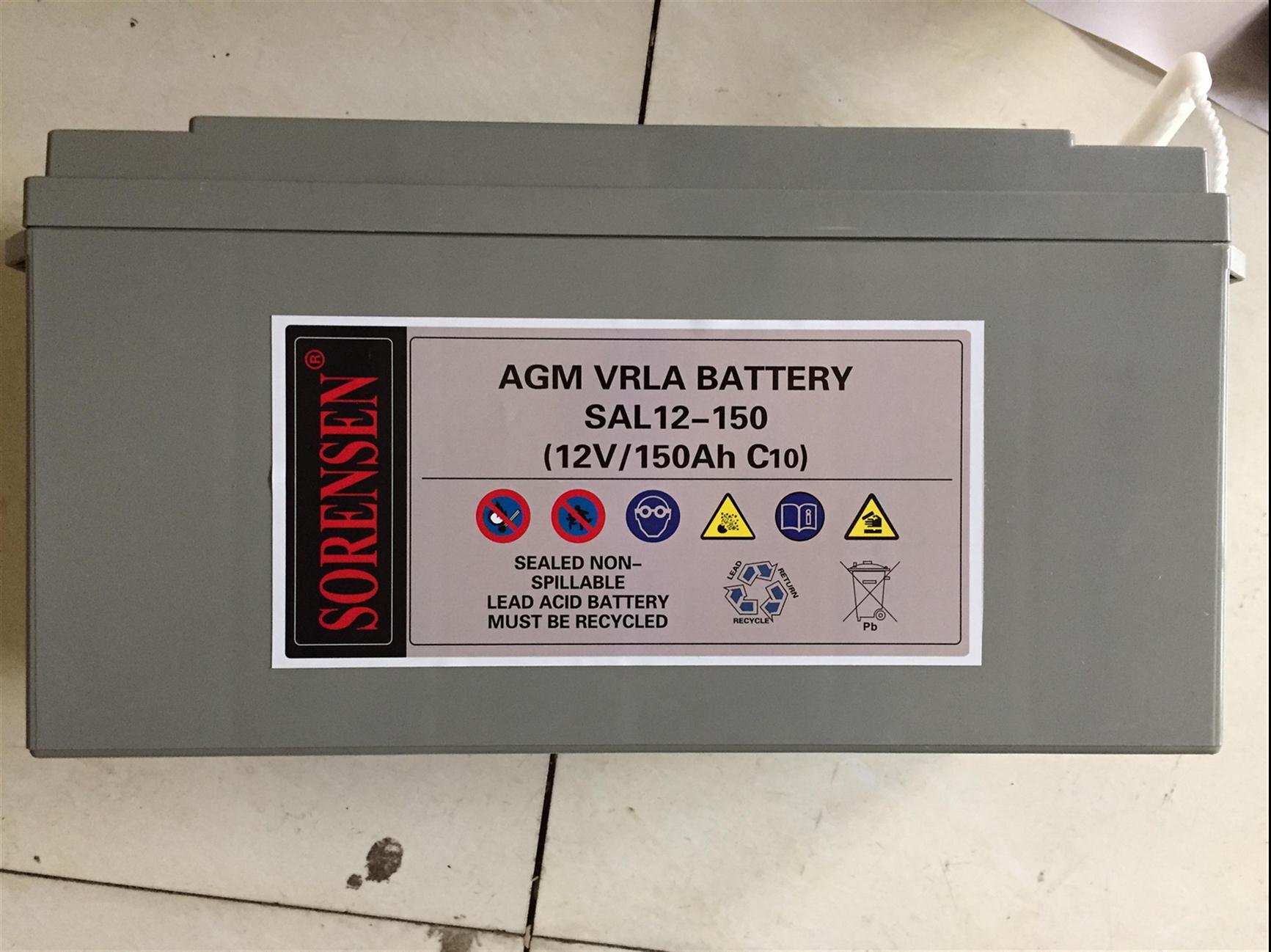 索润森蓄电池12V33AH规格参数
