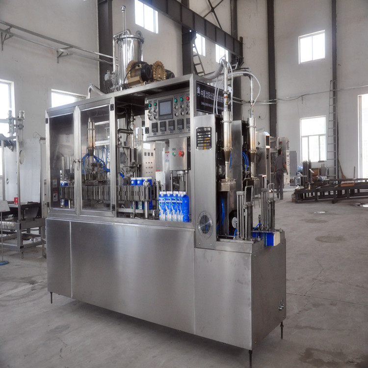 半自动酸奶饮料牛奶果汁液体灌装机生产厂家北亚