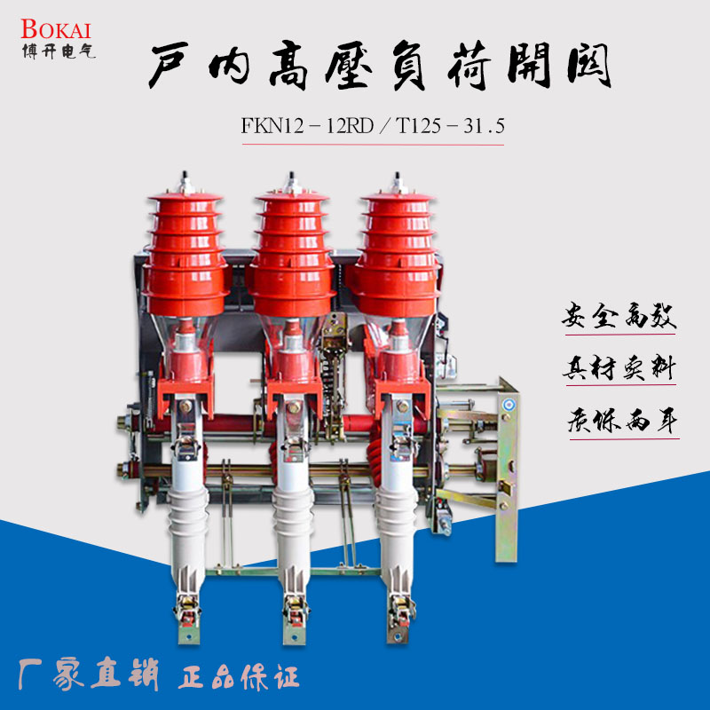 FKN12-12DR-125-630A户内高压熔断器组合电器 压气式负荷开关12KV
