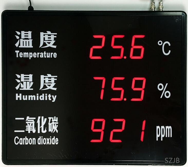 温湿度CO2显示屏二氧化碳LED数码管显示屏