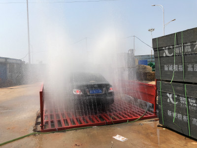 报道：台州市温岭市工地洗车设备安装调试