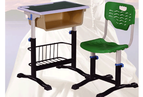 武汉连体课桌椅、阶梯教室桌椅、培训课桌椅厂-尚美格学校家具厂